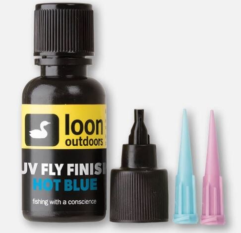 Loon UV Fly Finish in Hot Blue